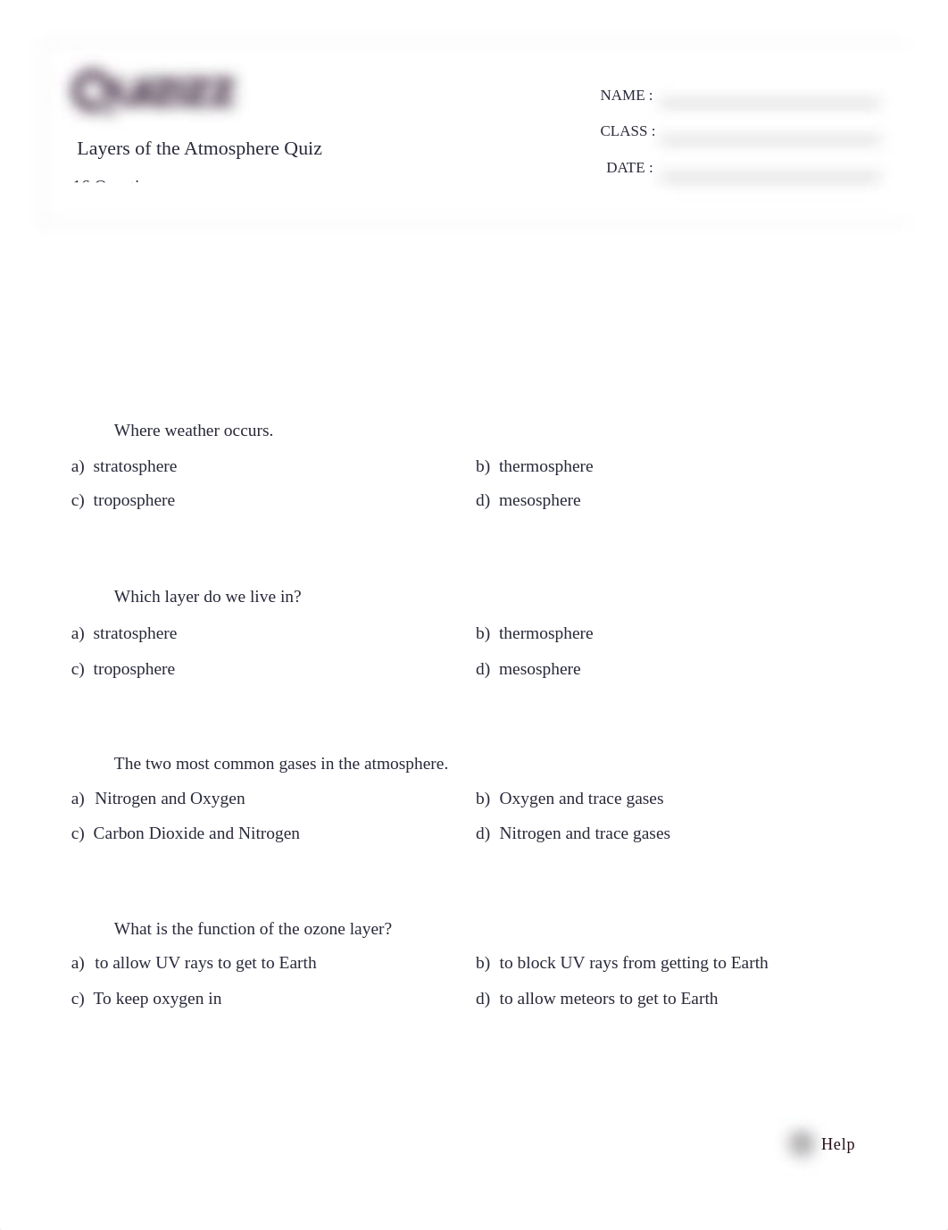 Layers of the Atmosphere Quiz  Final.pdf_dguxt0rxwjc_page1