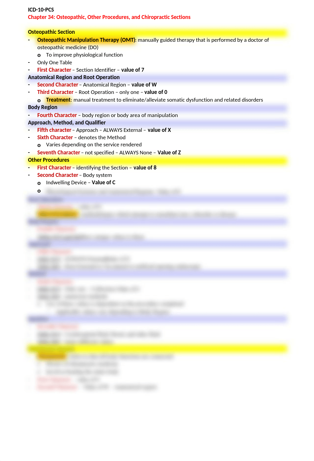 Chapter 34 Notes - Osteopathic-Other Prodecures-and Chiropractic Sections.docx_dguxwiyd4mt_page1