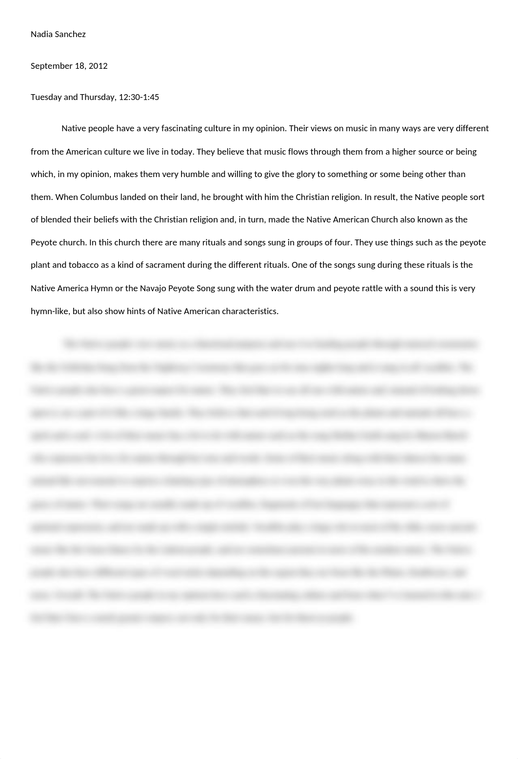 Music of The World's Native American Essay.docx_dgv55029iwb_page1