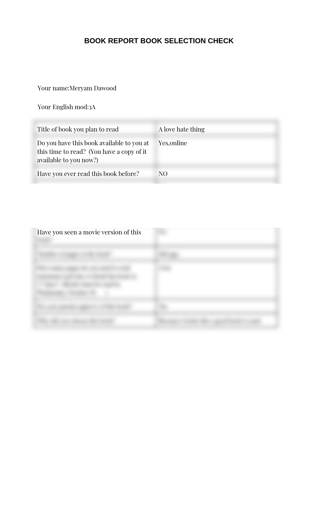 Meryam Dawood - [Template] BOOK REPORT BOOK SELECTION CHECK.docx_dgv9ppcj2fd_page1