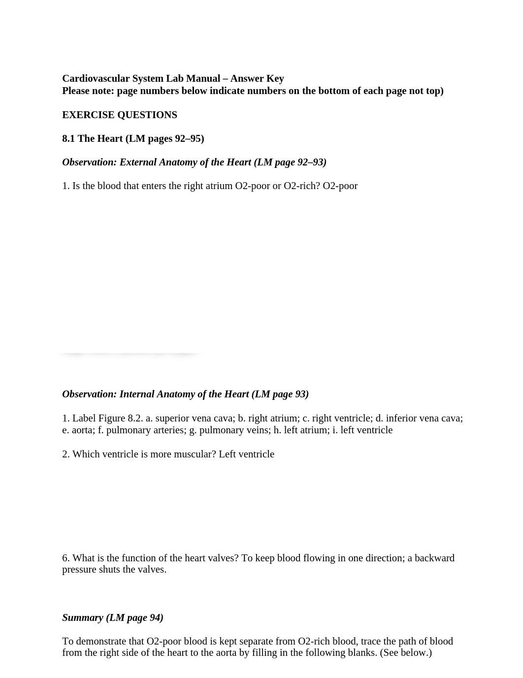 Cardiovascular System Lab Manual_Answer Key.docx_dgvewno6b17_page1