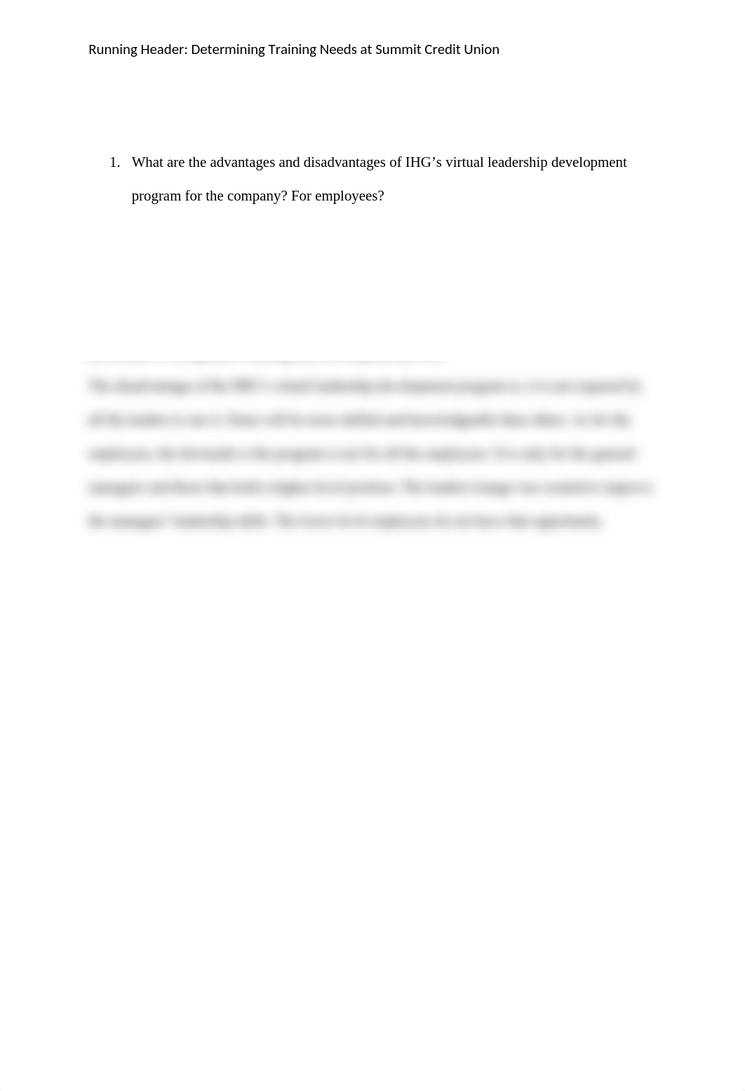 HRM 420_Group 1_Week 3_TEAM CASE ANALYSIS _Determining Training Needs at Summit Credit Union v2.docx_dgvo55ku65s_page2