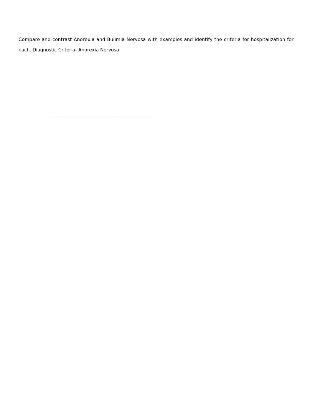 Compare and contrast Anorexia and Bulimia Nervosa with examples and identify the criteria for hospit_dgvoxj1cinw_page1