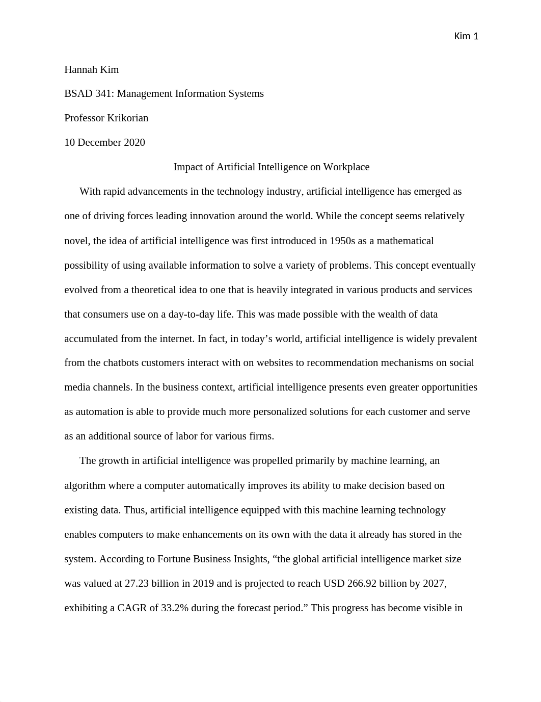 Impact of Artificial Intelligence on Workplace Final Research Paper.docx_dgvpdppwny7_page1