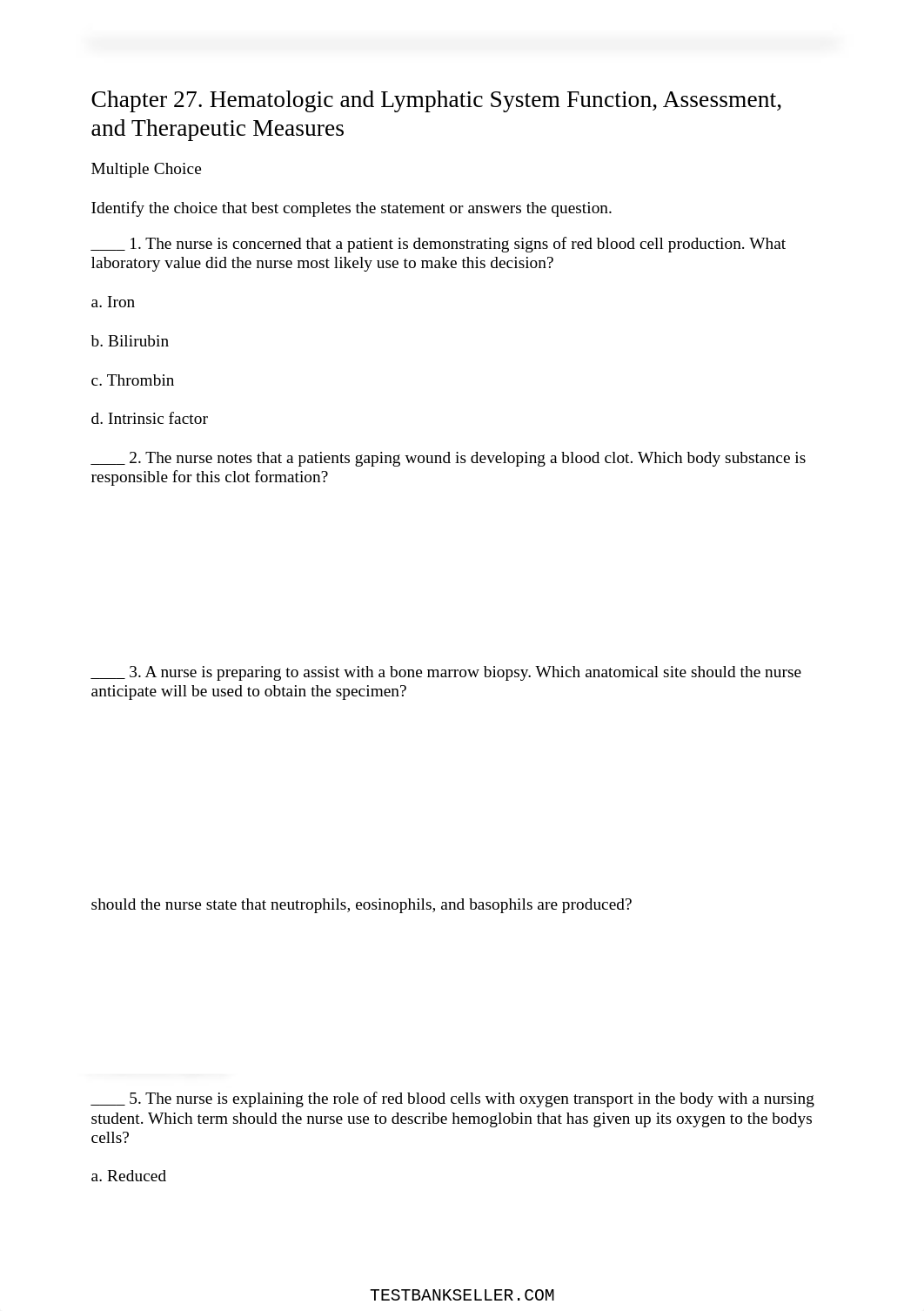 MSN6-Chapter 27. Hematologic and Lymphatic System Function, Assessment, and Therapeutic Measures.pdf_dgvt04sccww_page1