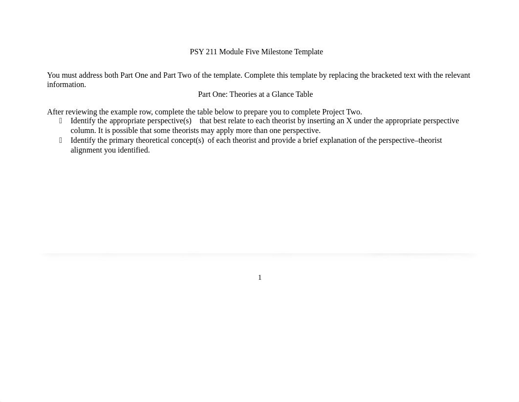 5-2 Module Five Milestone - PSY 211 Module Five Milestone Template - Final.docx_dgvv326t4u4_page1