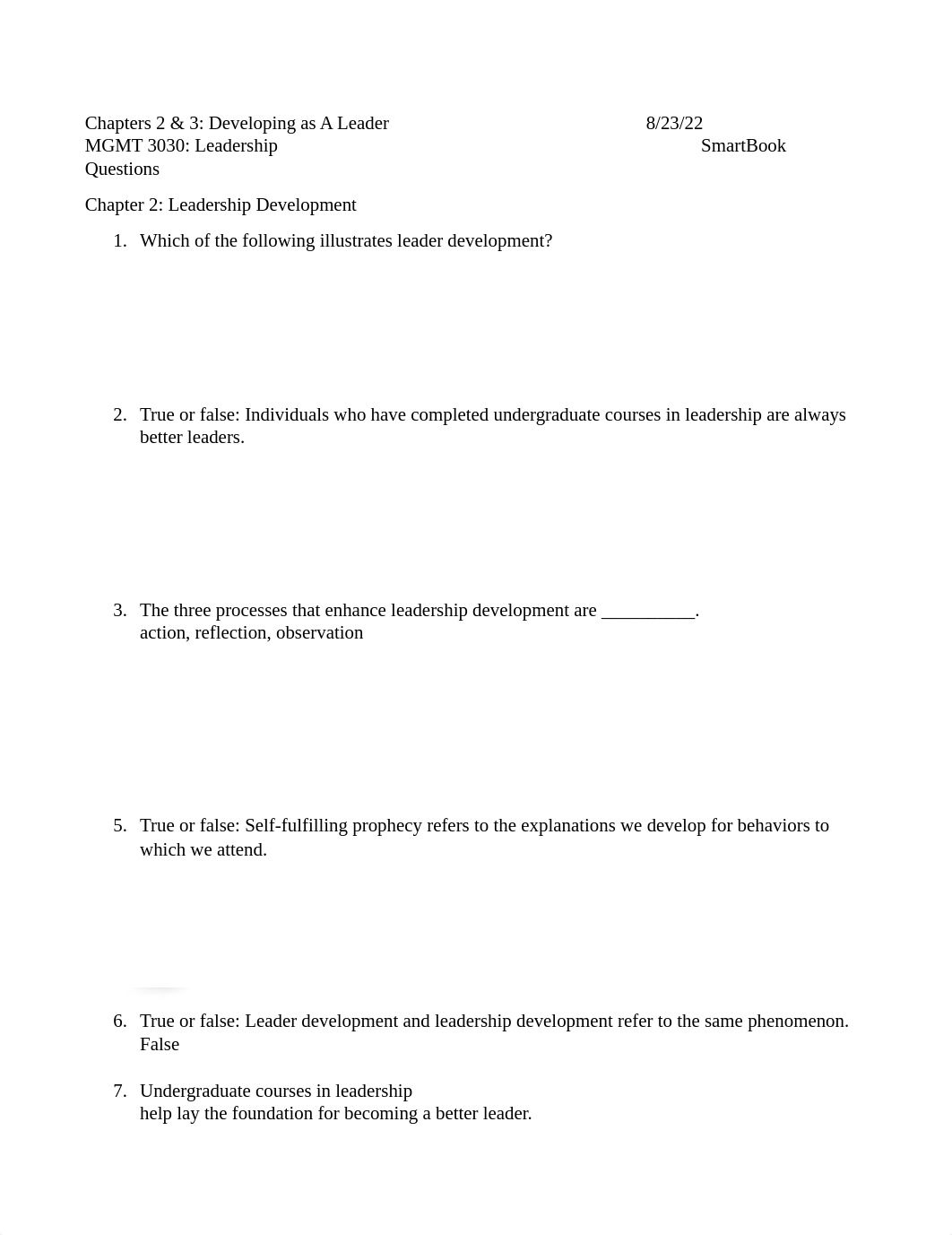 Chapters 2 & 3 Developing as A Leader Questions And Answers.docx_dgvww75pqiv_page1