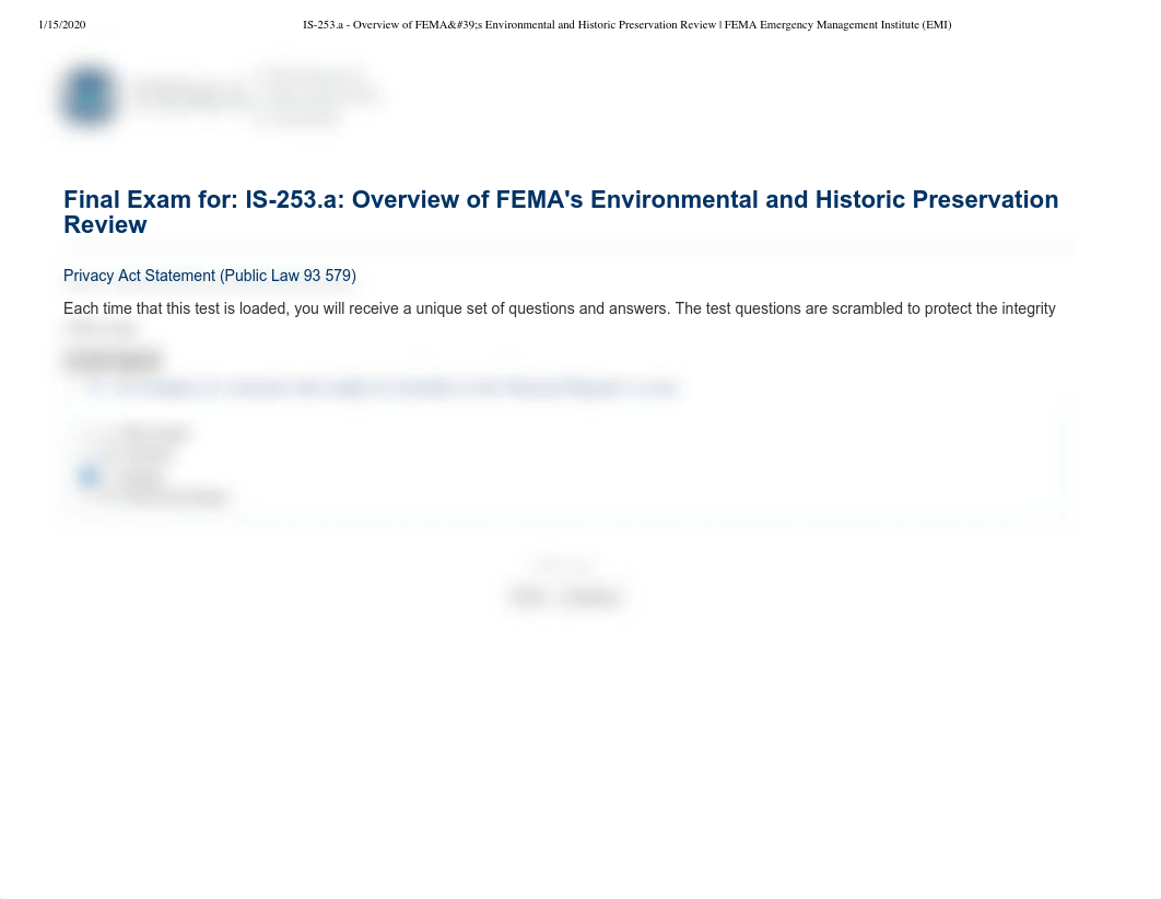 IS-253.a - Overview of FEMA&#39;s Environmental and Historic Preservation Review _ FEMA Emergency Ma_dgw3irsgevs_page1