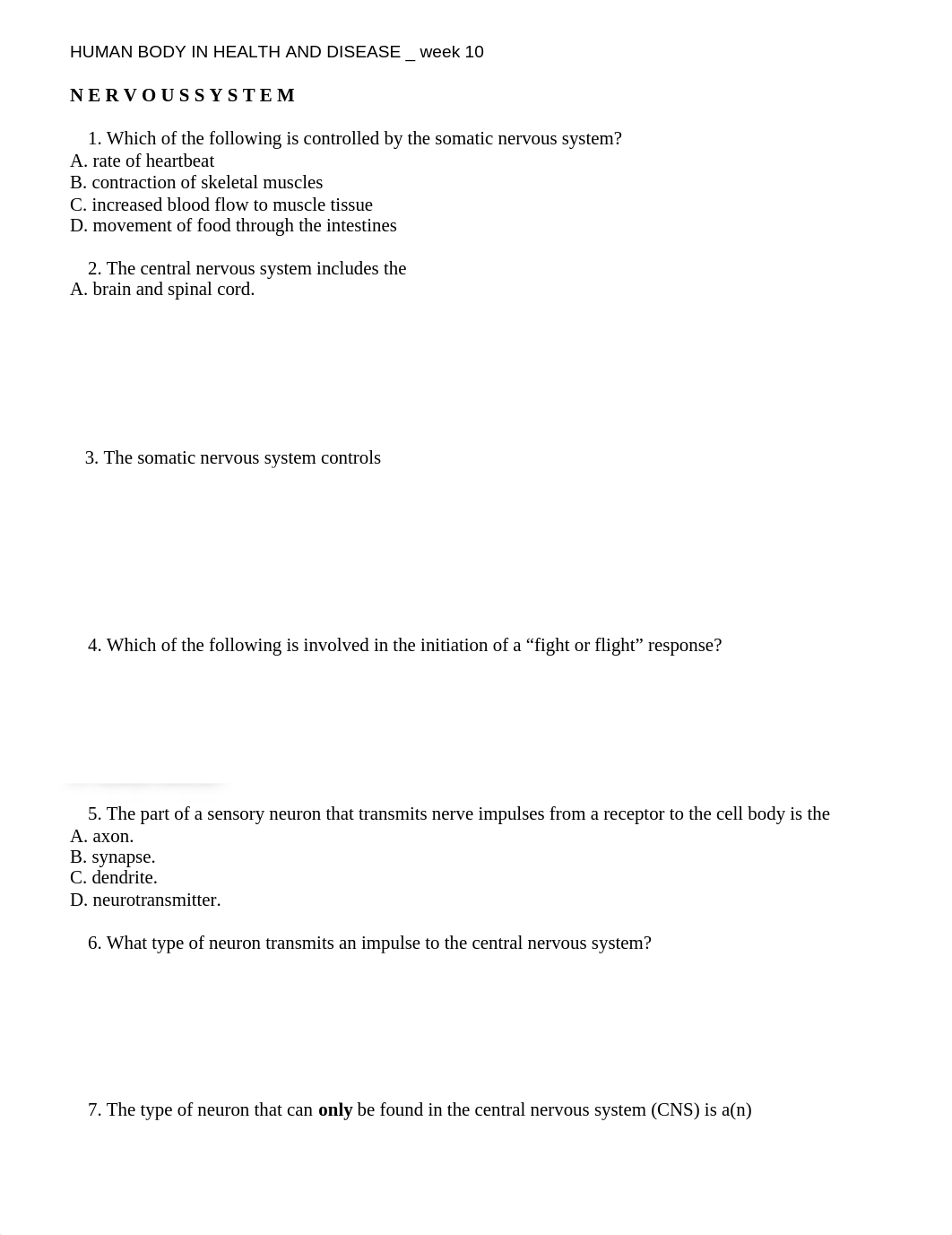 TEST 11_NERVOUS SYSTEM_TO STUDENT_dgwelwvyz3z_page1