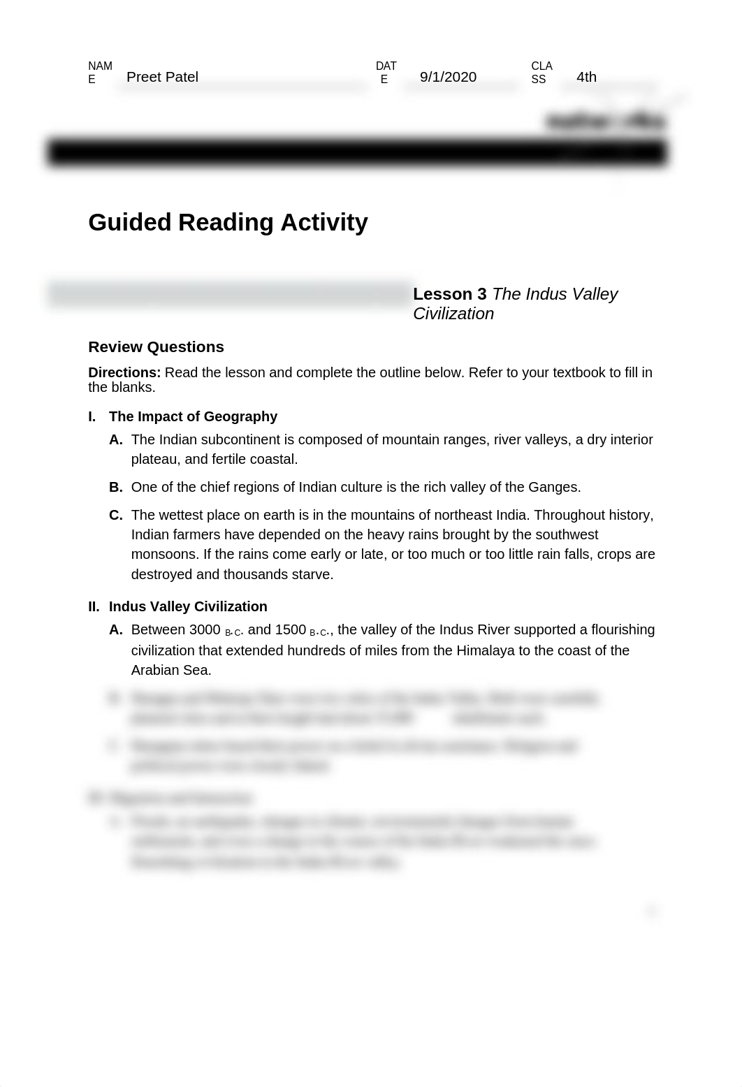 Lesson_3_The_Indus_Valley_Civilization_Guided_Reading_Activity_Editable_.docx_dgwi5ukrcvb_page1