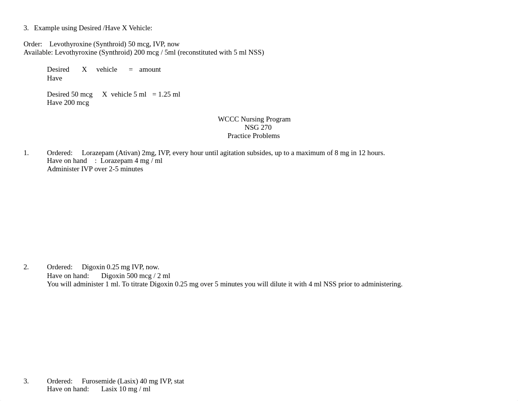 Dosage Calculation-Pharmaocology-Pharmacology Study sheet 2.0 (2).docx_dgwl51b0j43_page2