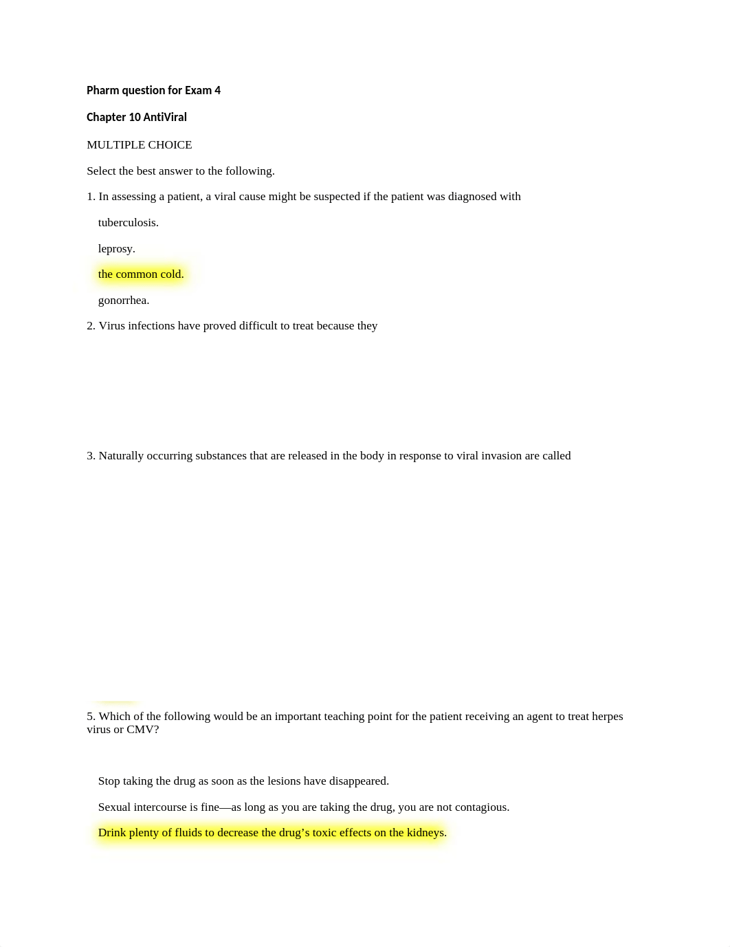Pharm question for Exam 4.docx_dgwmsvx68gi_page1