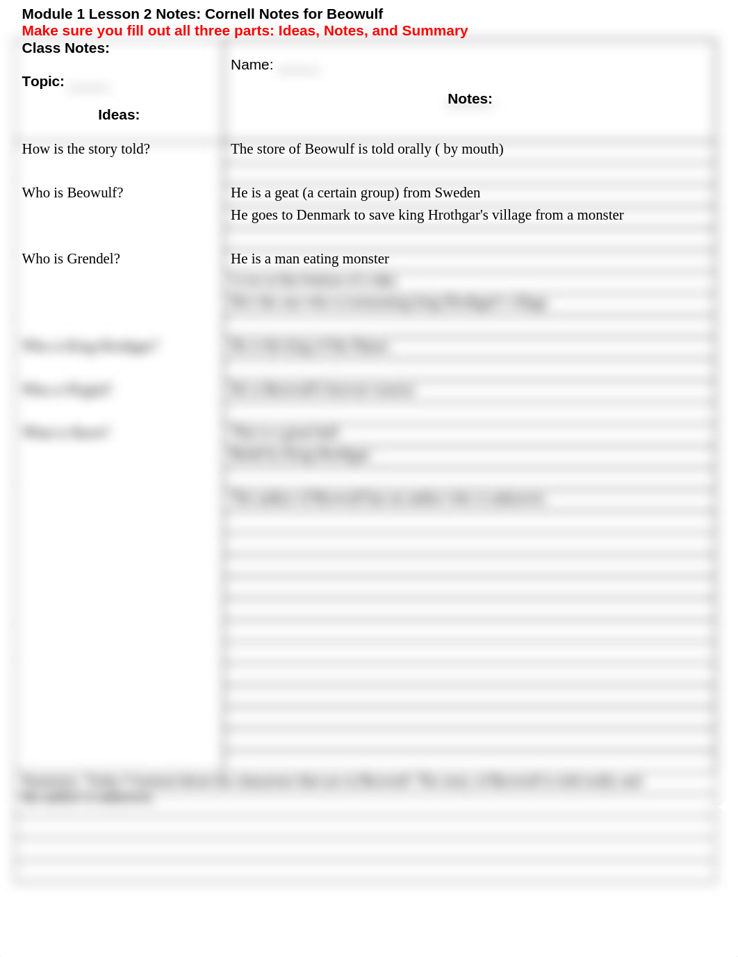 Module One Lesson Two Completion Assignment- Cornell Notes & Beowulf-1_dgxeekw7bnx_page1