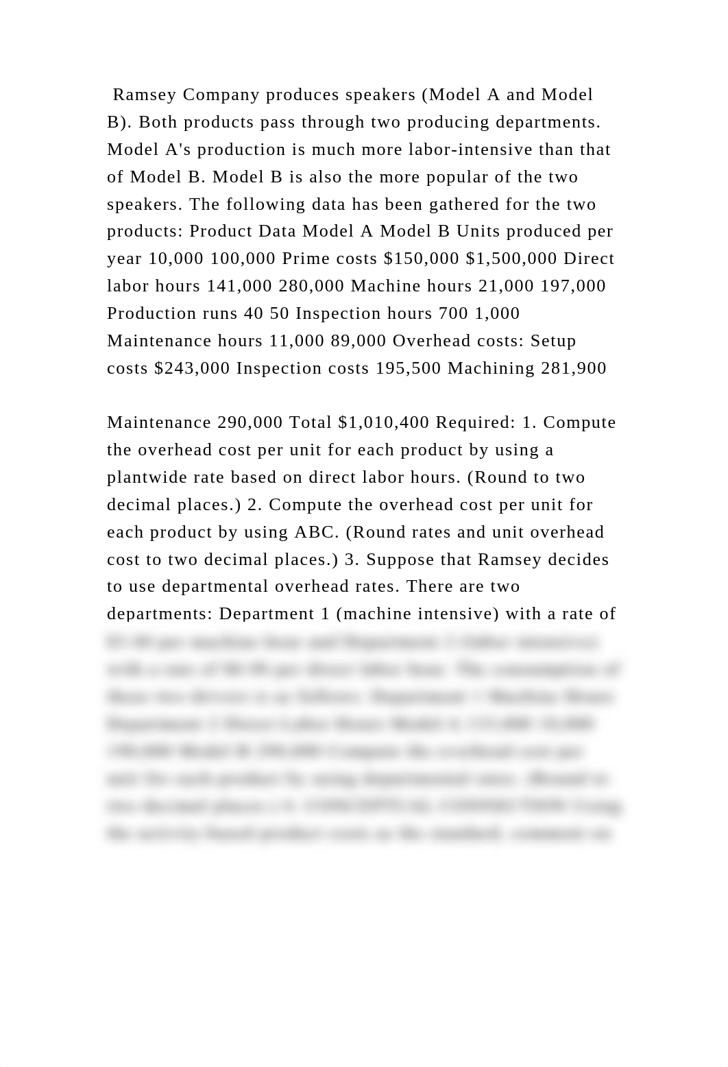 Ramsey Company produces speakers (Model A and Model B). Both products.docx_dgxny9ayyad_page2