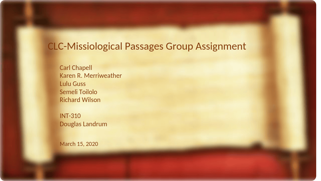 CLC-Missiological Passages Group Assignment.pptx_dgy5qg4mx0l_page1