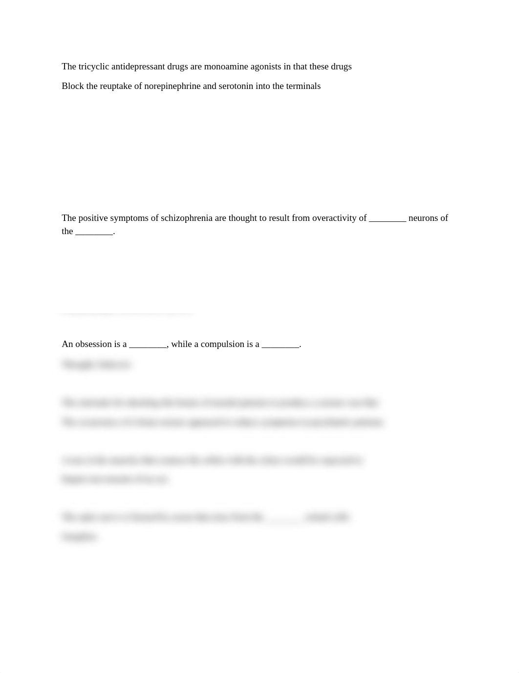 The tricyclic antidepressant drugs are monoamine agonists in that these drugs.docx_dgy94h1es48_page1