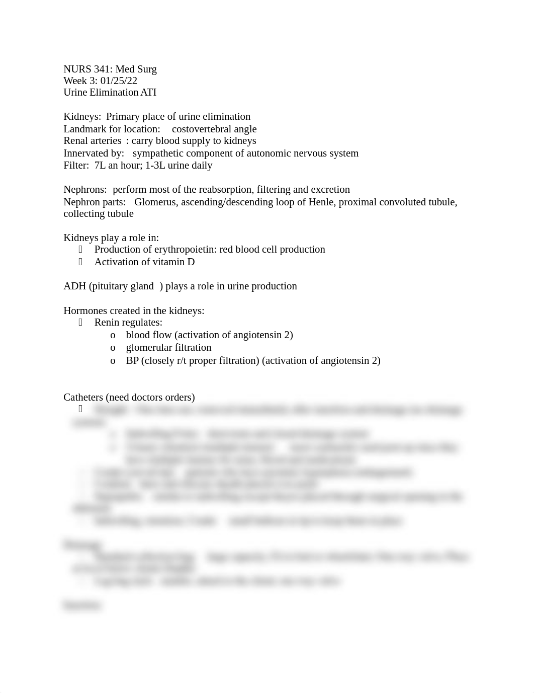 Urine Elimination ATI Notes 341.docx_dgydxxh0qaq_page1