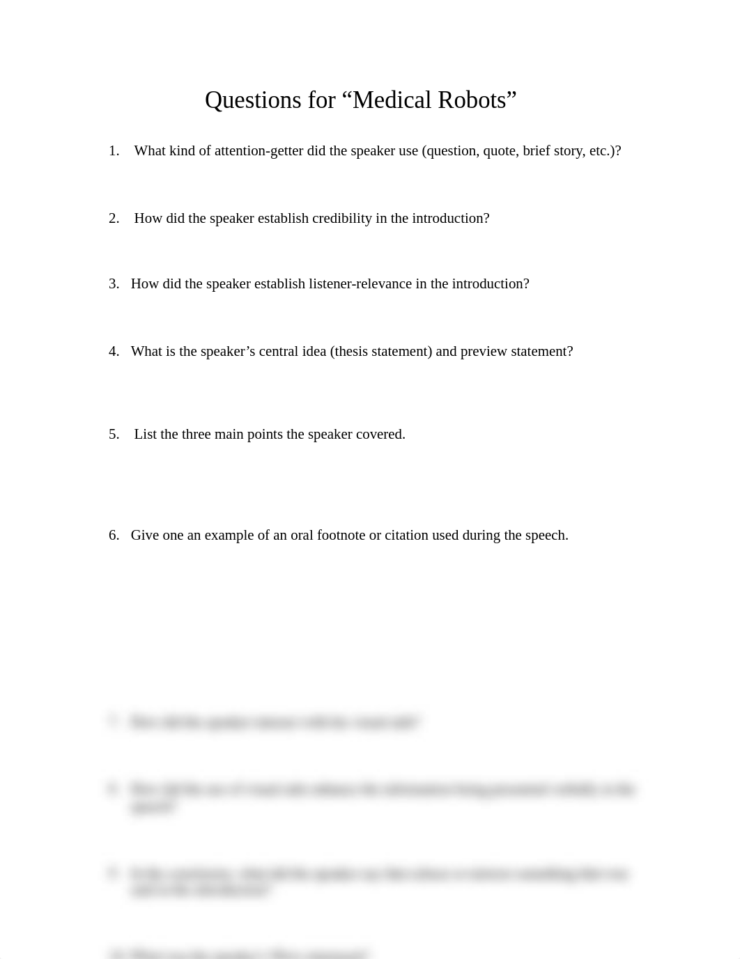 Questions for Medical Robots speech.docx_dgyt616yke7_page1