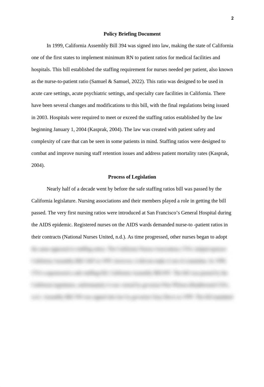 MPerez_NUR4327 Mod 4 Policy Briefing Document_10312022.docx_dgz286dcdwx_page2