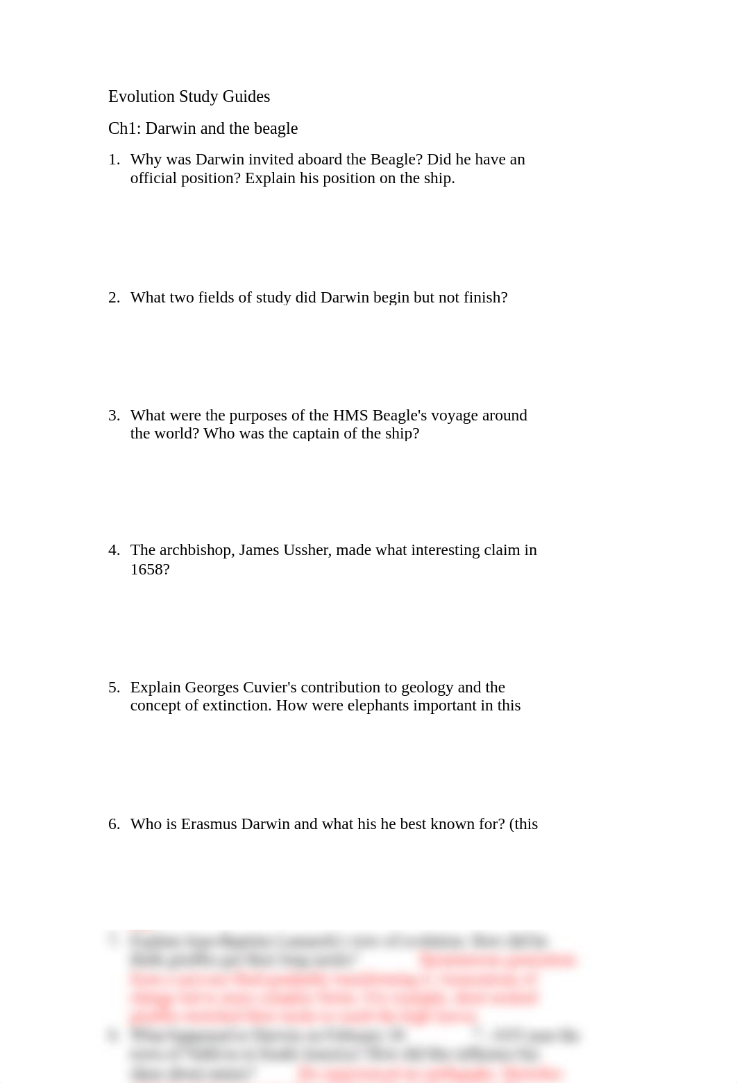 Evolution Study Guides Test 1.docx_dgziwmx8bc4_page1