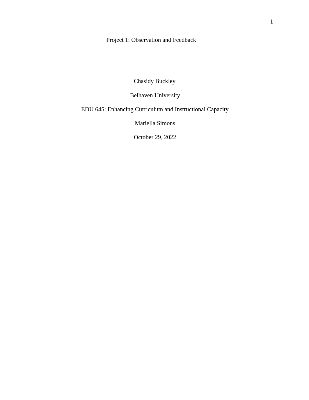 Chasidy Buckley EDU 645 Project 1_ Observation and Feedback.pdf_dgzs994fl8b_page1