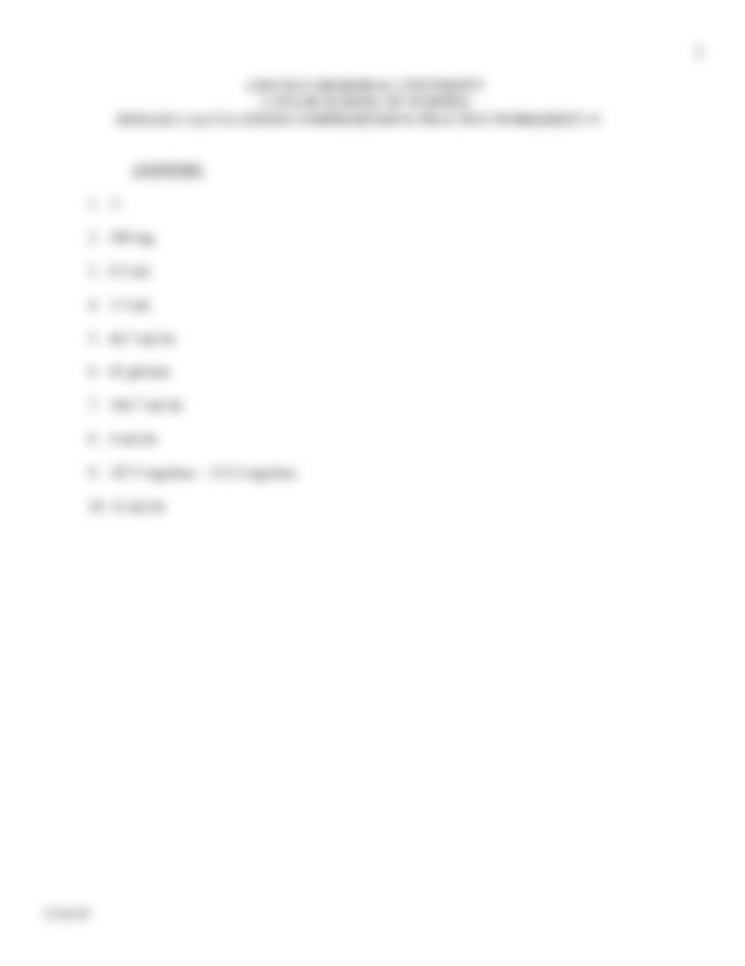 Nursing 115 Comprehensive dosage calculations practice worksheet #1.doc_dh029g5fwqp_page2