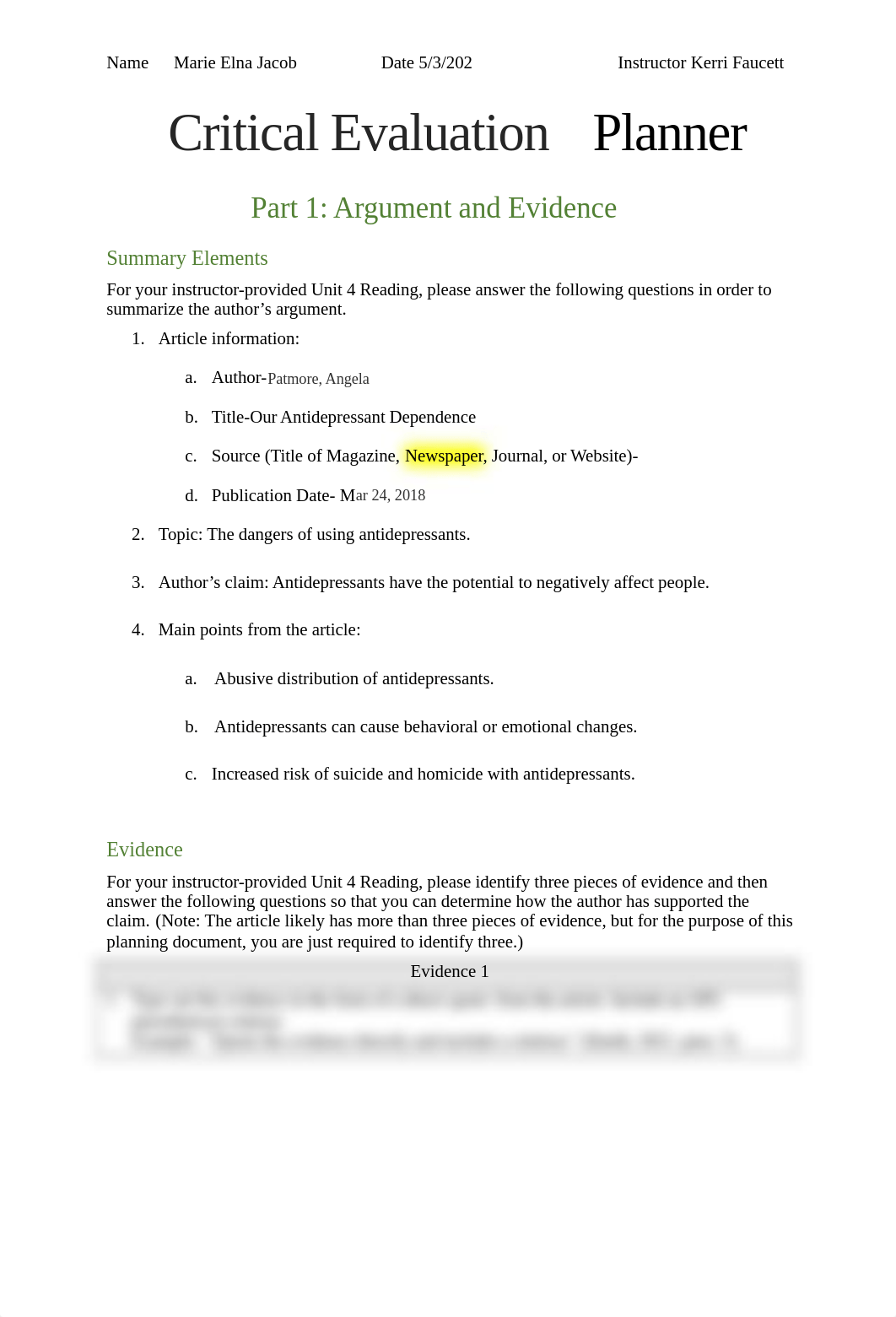 Critical Evaluation Planner Part 1 Evidence.docx_dh03fgvb3r7_page1