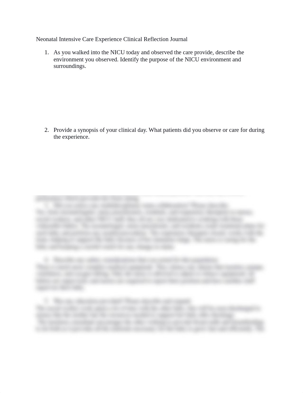 Neonatal Intensive Care Experience Clinical Reflection Journal (1).docx_dh0bx7ys92r_page1