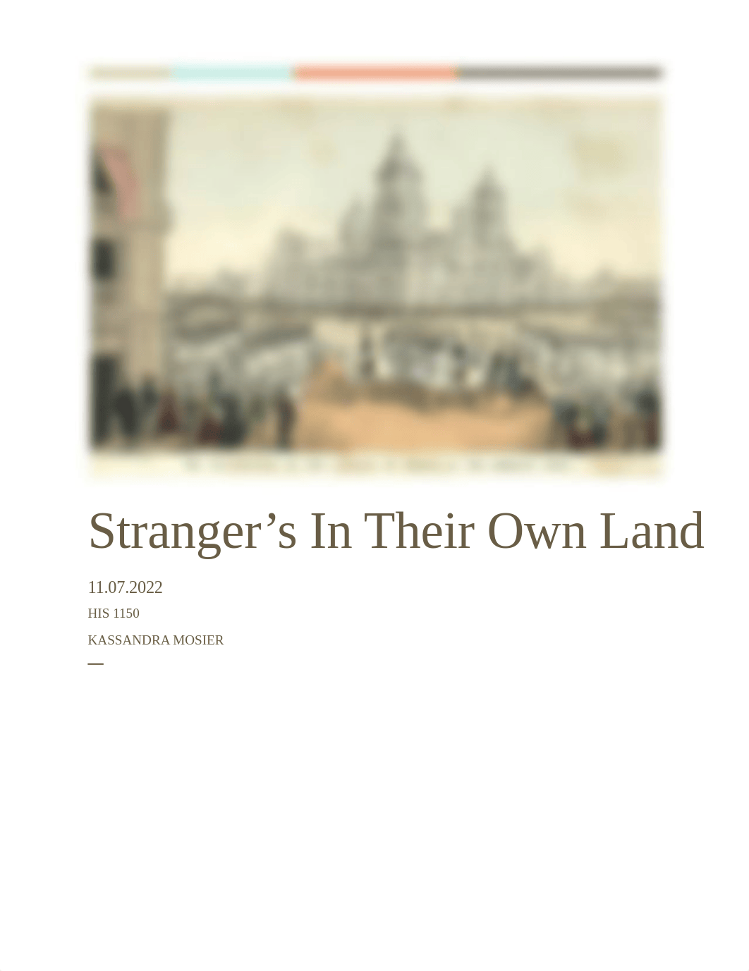 essay Stranger's in Their Own Land.pdf_dh0k5wnbg5m_page1