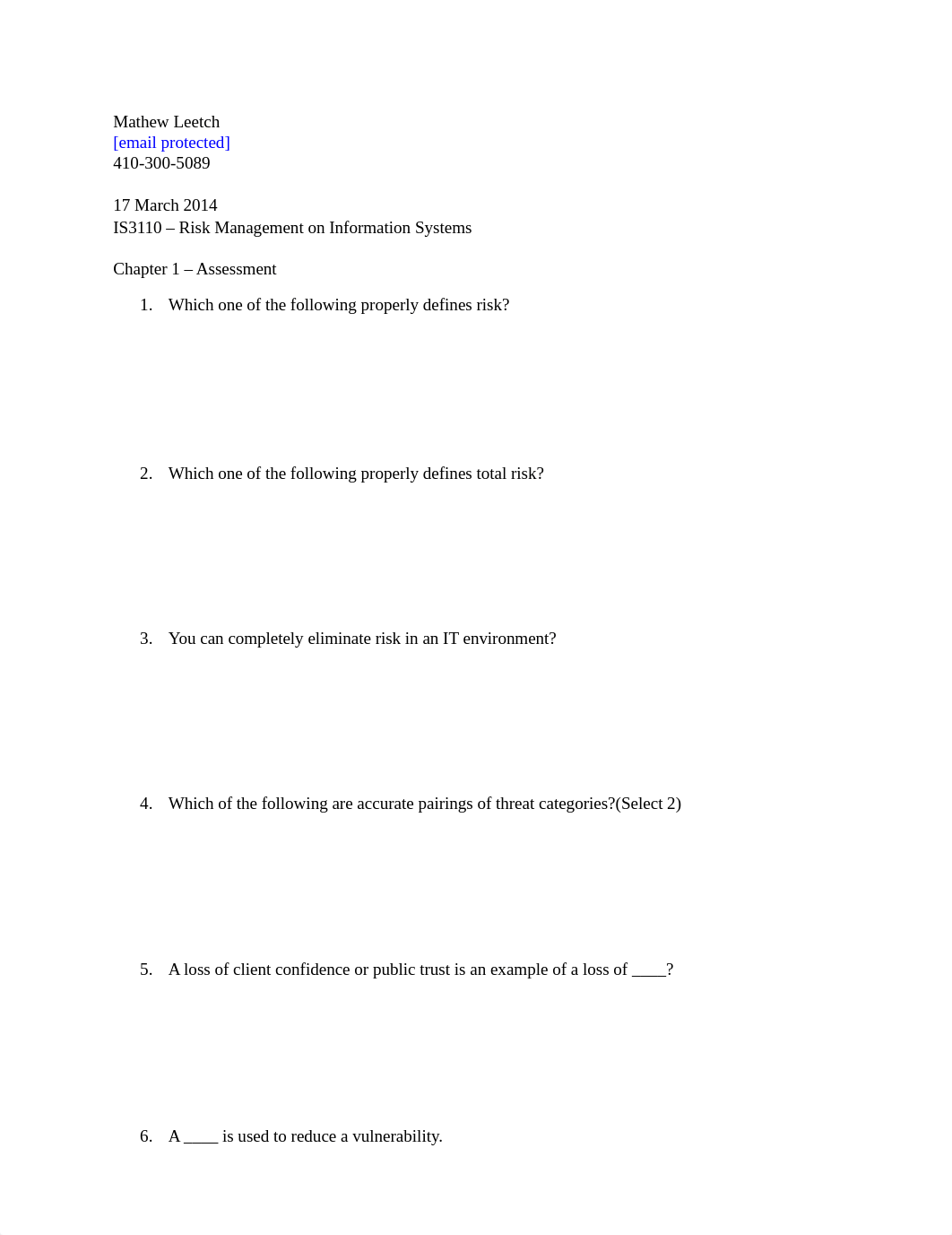 IS3110 Risk Management Homework 1 Assessment_dh0kb4j54do_page1