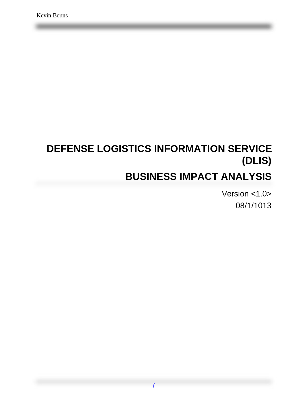 Project 2 Part 2 Task 1 Business Impact Analysis Plan_dh0rnsq7yh9_page1