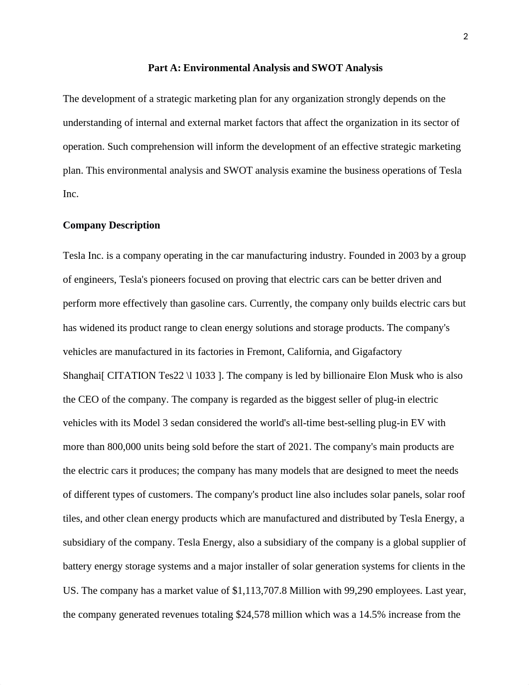 Strategic Marketing Plan for Tesla Inc - PART A.edited.docx_dh0sqcz60nv_page2