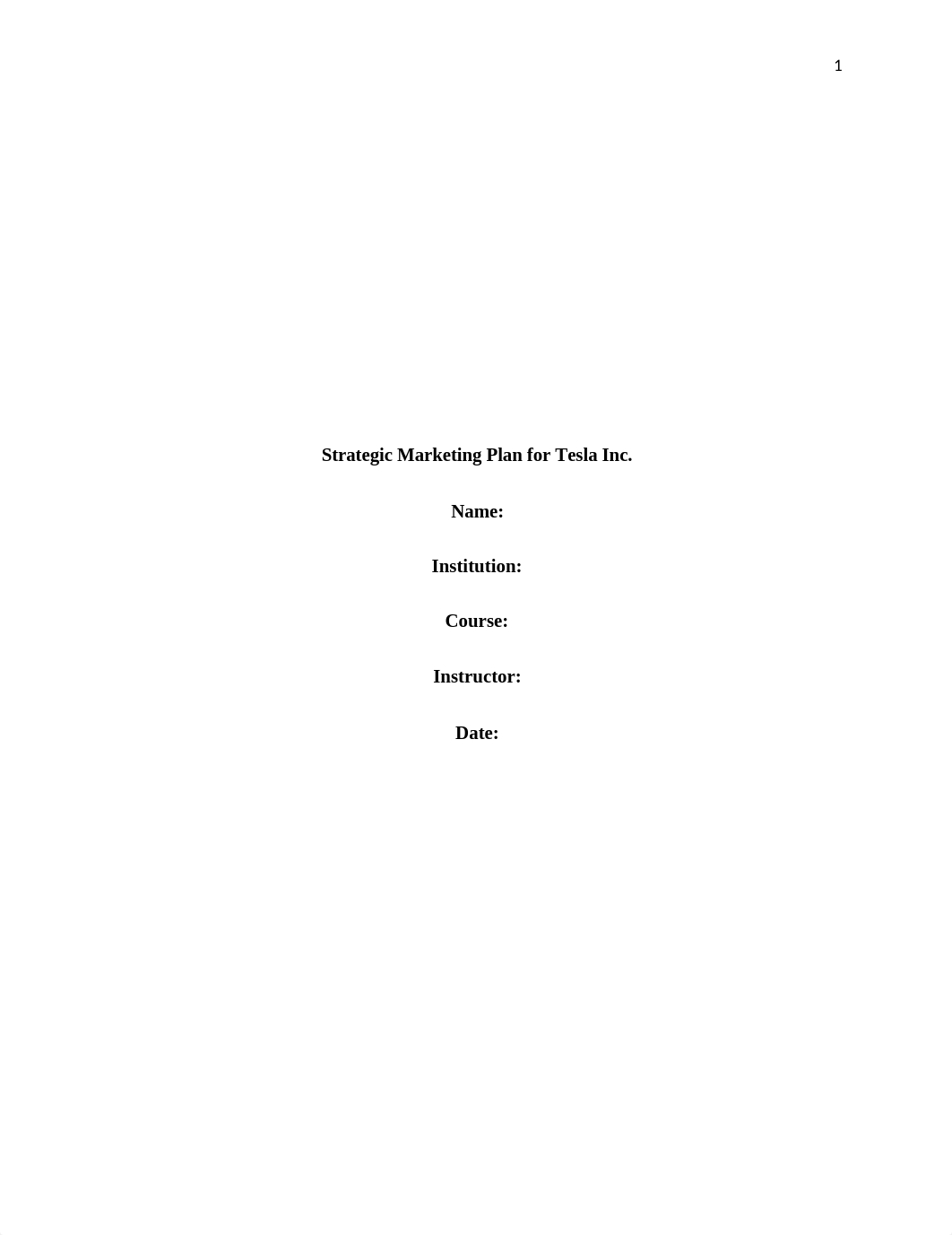 Strategic Marketing Plan for Tesla Inc - PART A.edited.docx_dh0sqcz60nv_page1