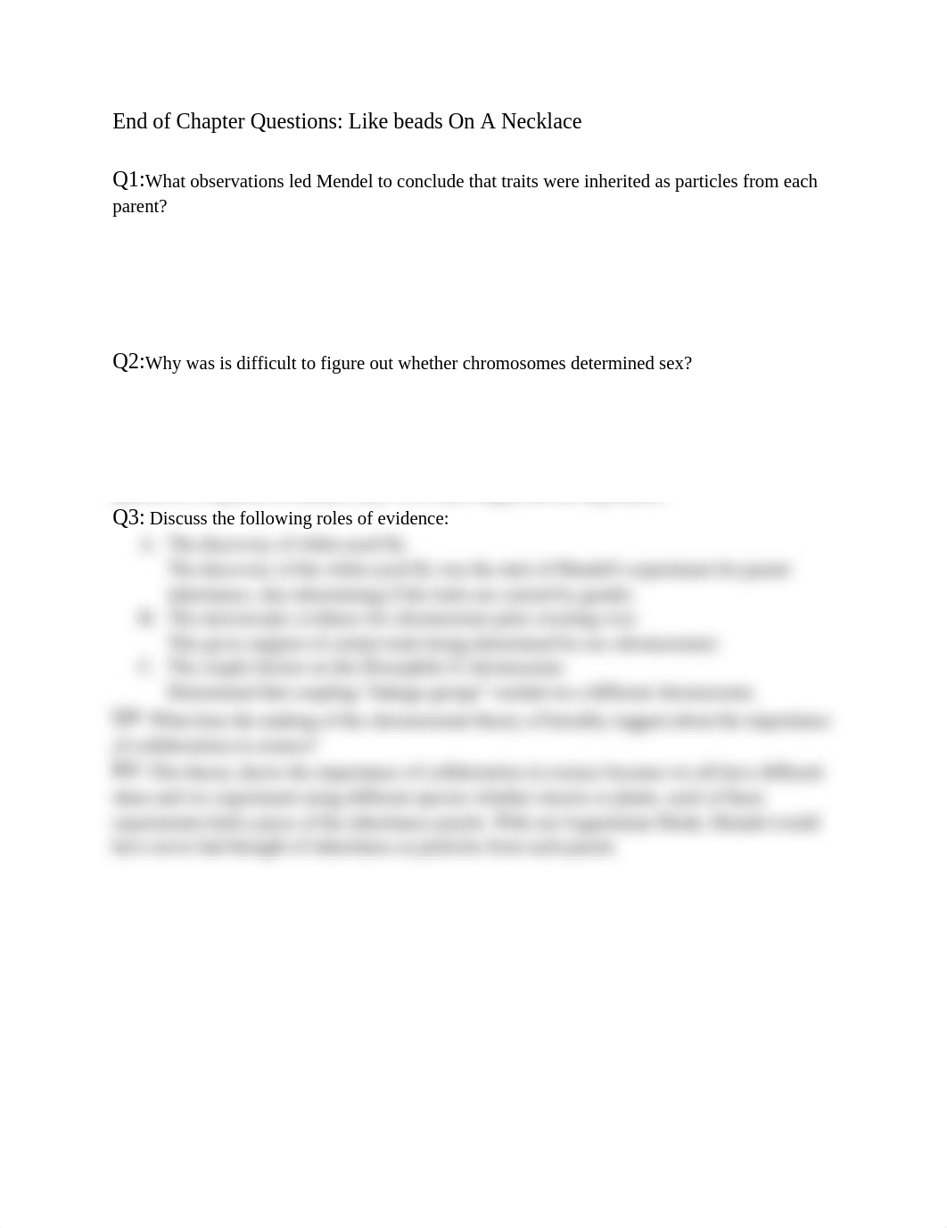 End of Chapter Questions: Like beads On A Necklace_dh0xqrloxyu_page1