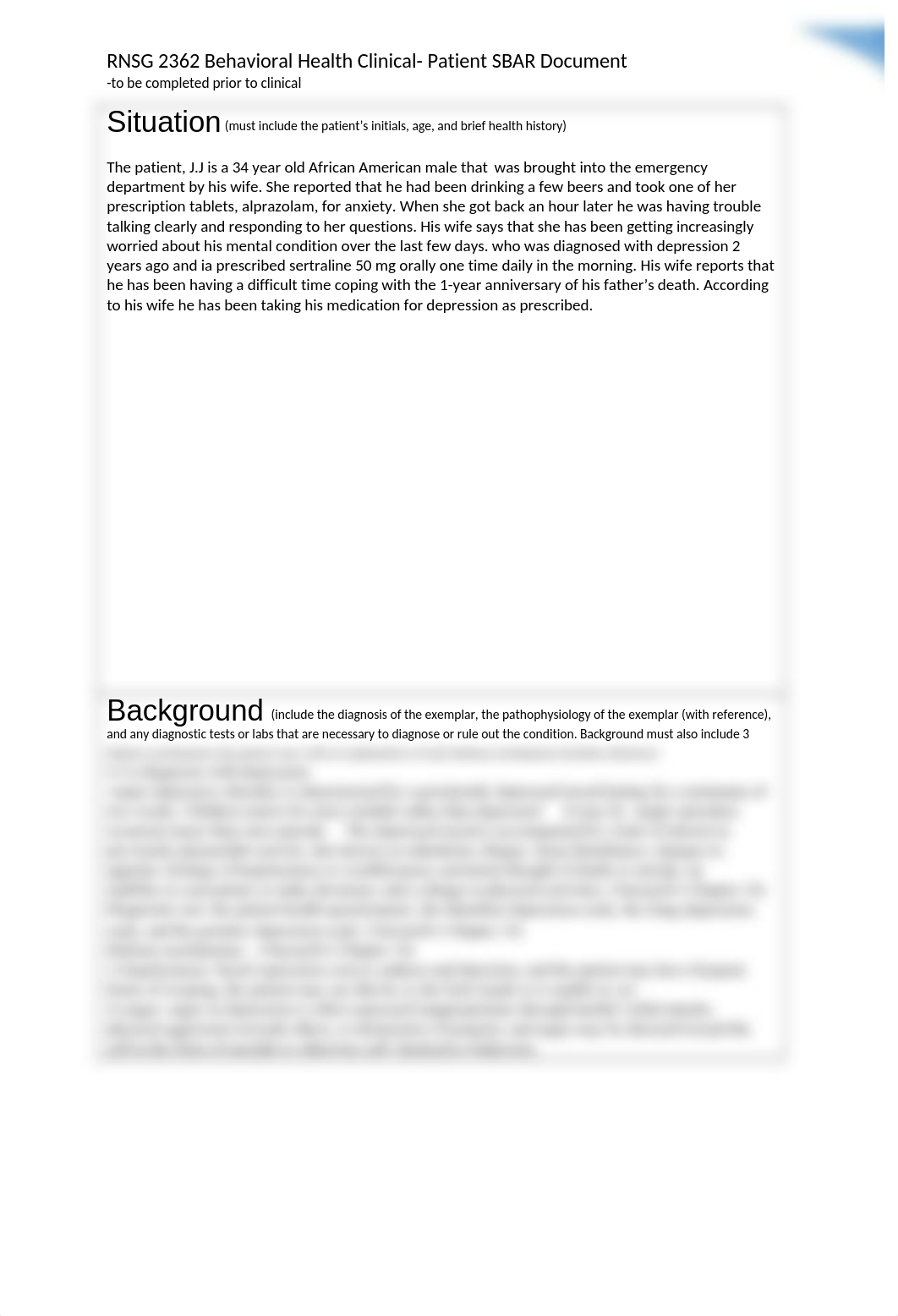 Behavioral Health Clinical Patient SBAR form.docx_dh0y4hced0k_page1