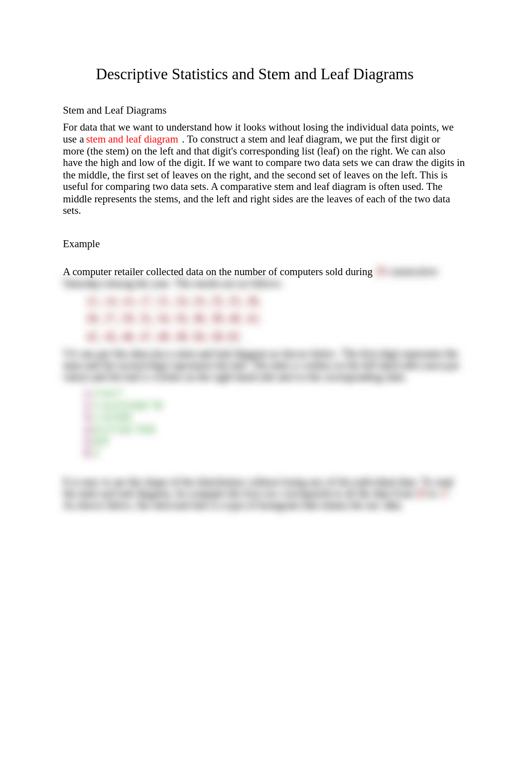 Descriptive Statistics and Stem and Leaf Diagrams_dh18auddfey_page1