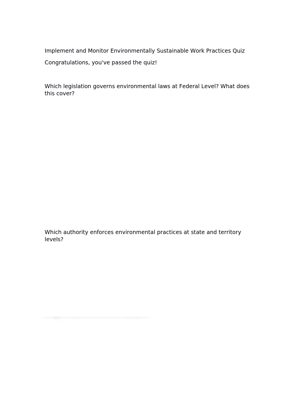 Implement and Monitor Environmentally Sustainable Work Practices Quiz.docx_dh1aabhll5g_page1