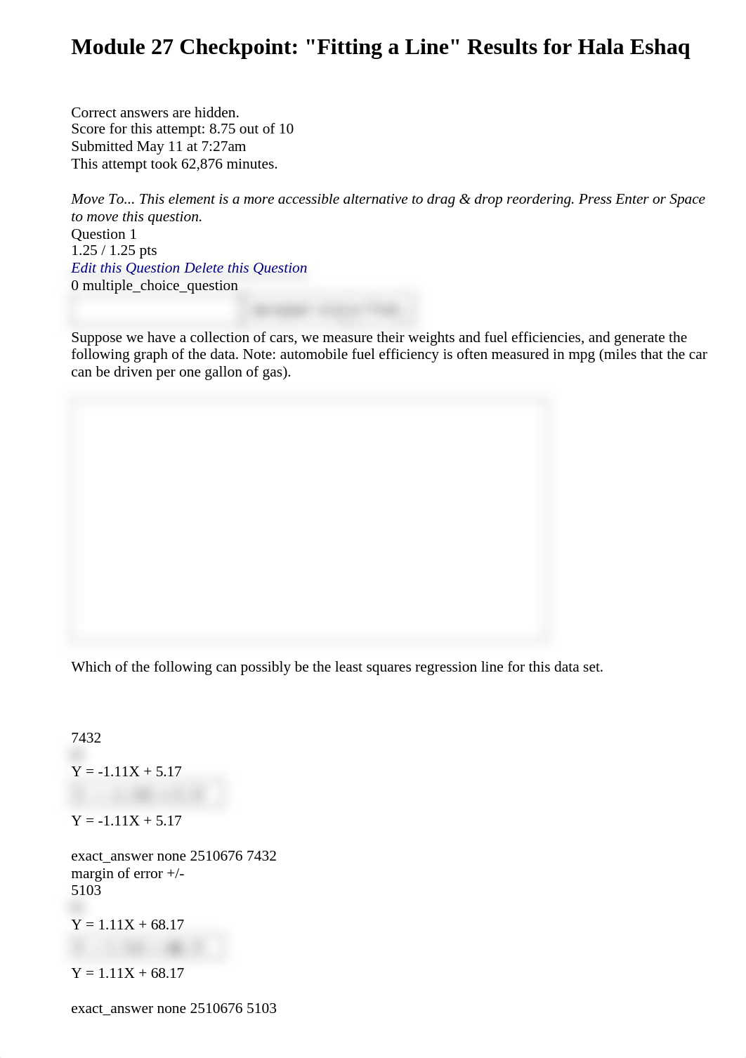 Hala Eshaq's Quiz History_ Module 27 Checkpoint_ _Fitting a Line_.html_dh1ggawggi7_page2