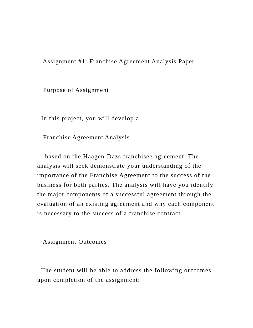 Assignment #1  Franchise Agreement Analysis Paper     Pur.docx_dh1m9gjowx3_page2