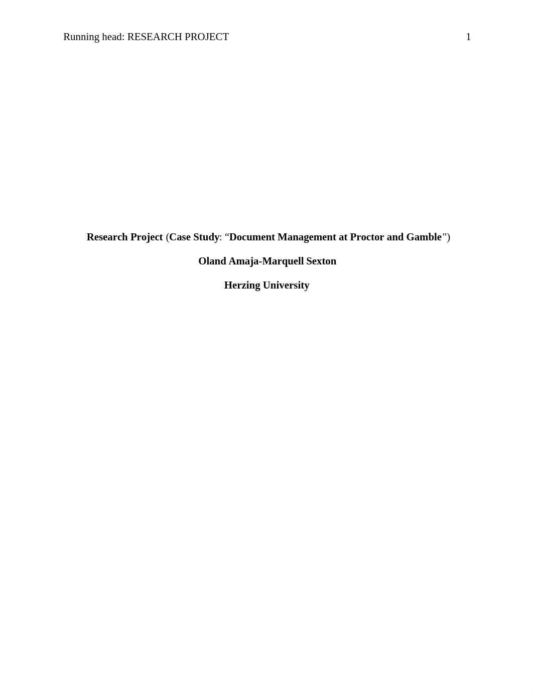 Research Project Case Study Document Management at Proctor and Gamble OSexton Information Systems an_dh1mnej5uxc_page1