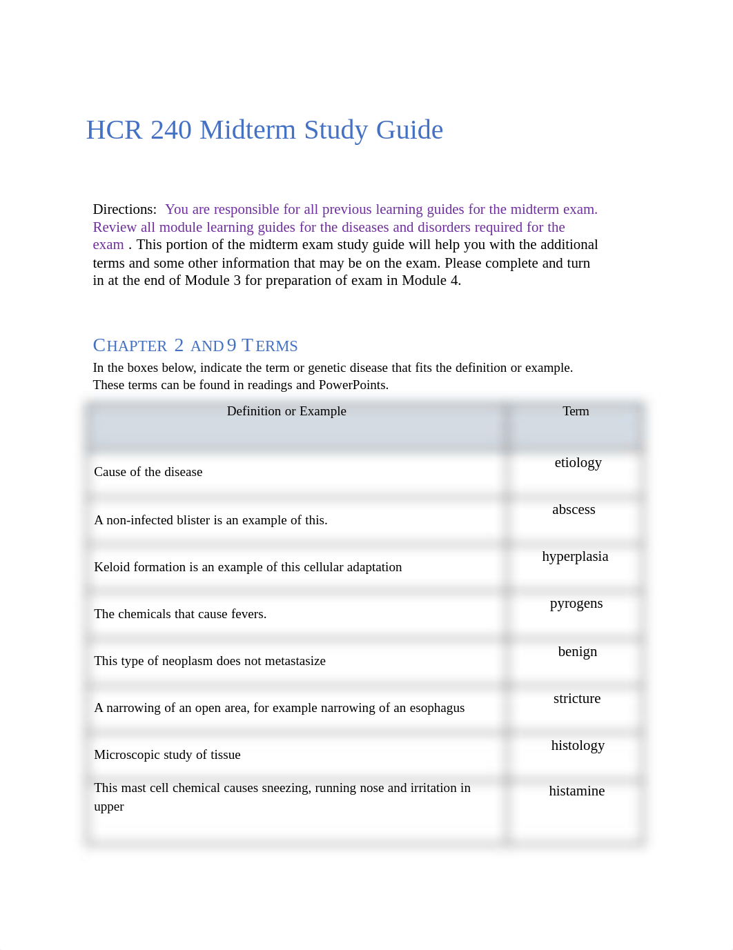 HCR 240 Midterm Study Guide.pdf_dh1mv0strsy_page1