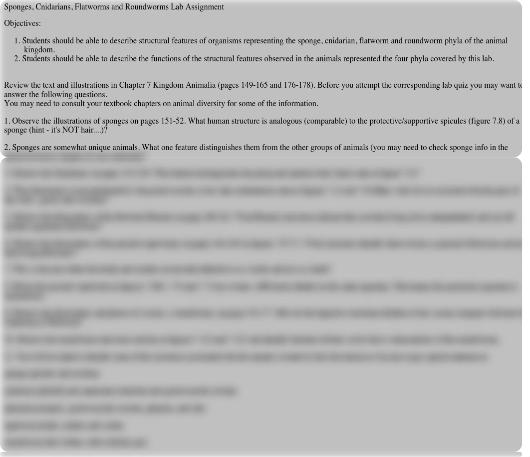 Lab 3 Sponges, Cnidarians, Flat and Roundworms lab.pdf_dh1rvm76maf_page1