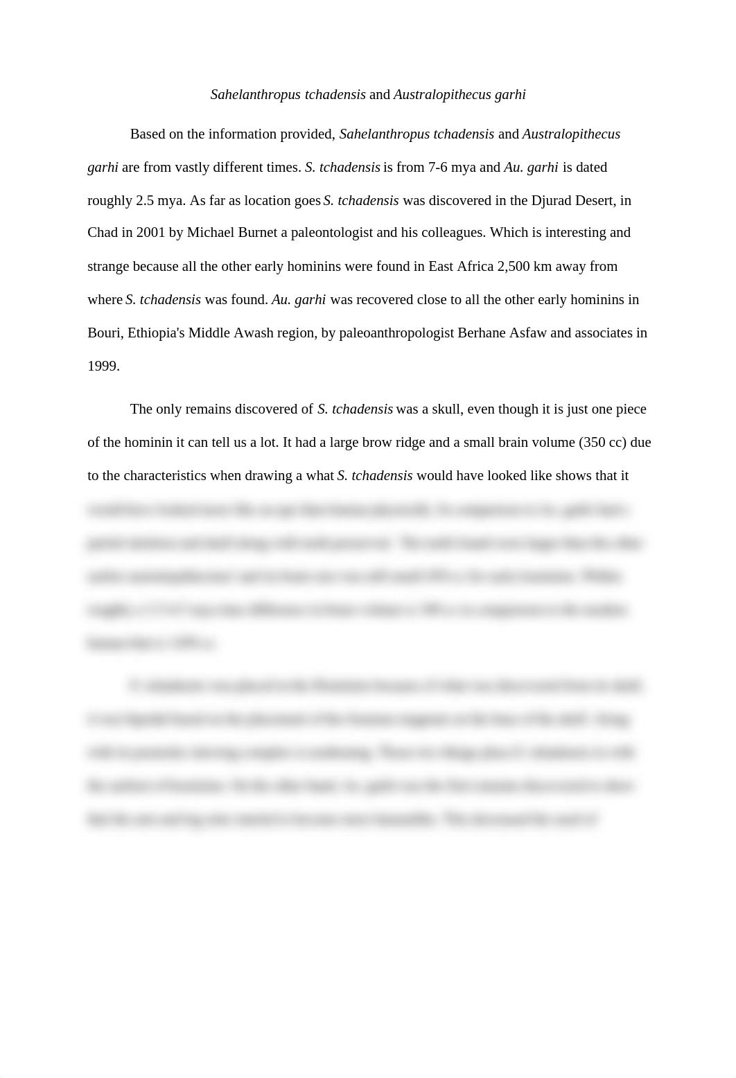 Sahelanthropus tchadensis and Australopithecus garhi_dh233wf1jc0_page1