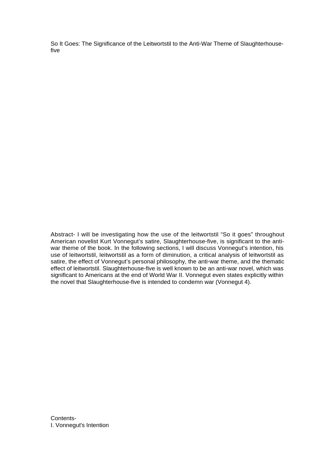 "So It Goes": The Use of Satire to Establish the Humanist Philosophy of Slaughterhouse-five_dh25m5b919b_page1