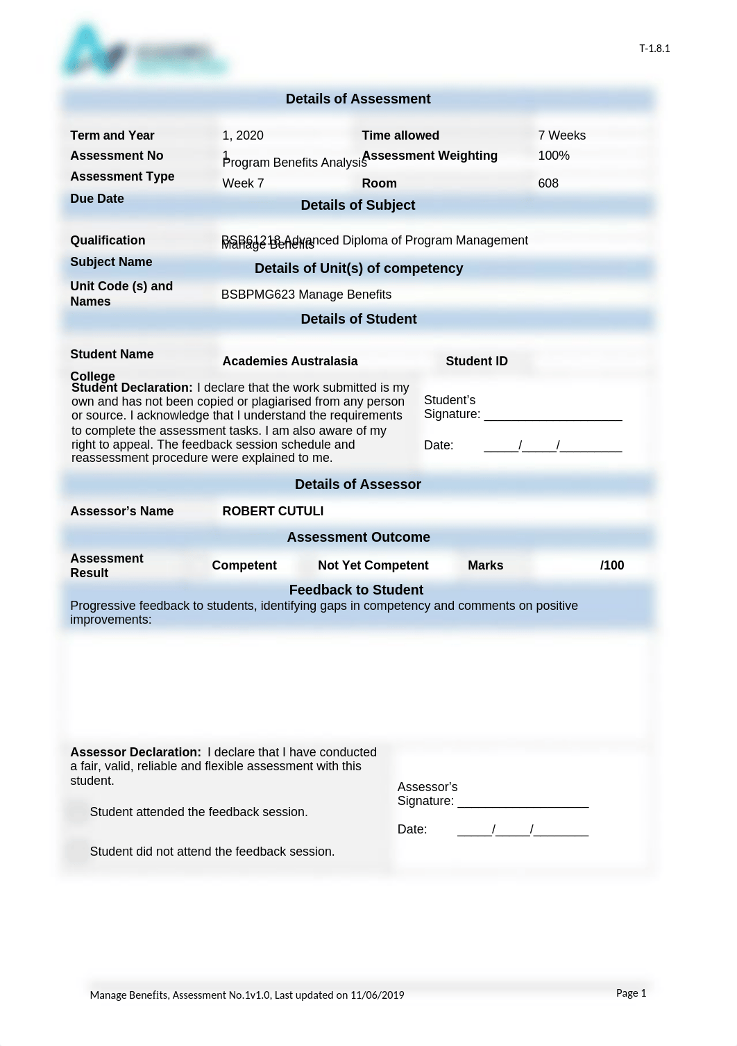 Assessment I - Manage Benefits.docx_dh2eso23xgi_page1