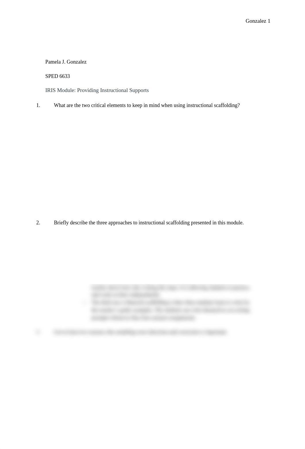 What are the two critical elements to keep in mind when using instructional scaffolding.docx_dh2fnugi7tg_page1