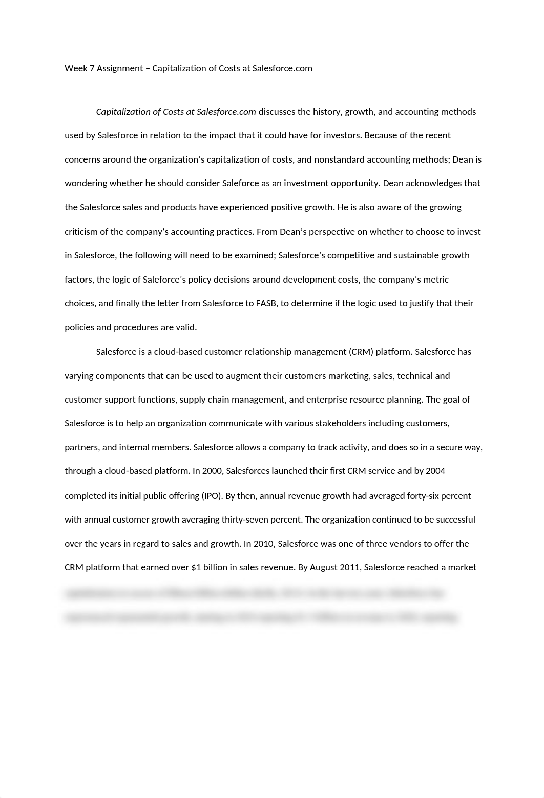 Week 7 Assignment Capitalization of Costs at Salesforce.com.docx_dh3l48e4pyg_page1