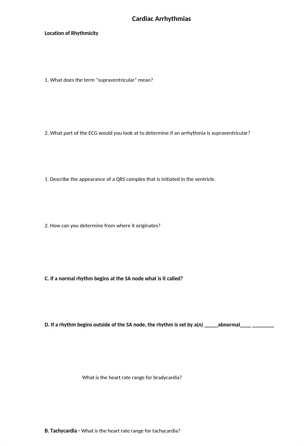 Lecture Exit Questions6.Arrythmias.Worksheet.doc_dh3wq1qnxww_page1