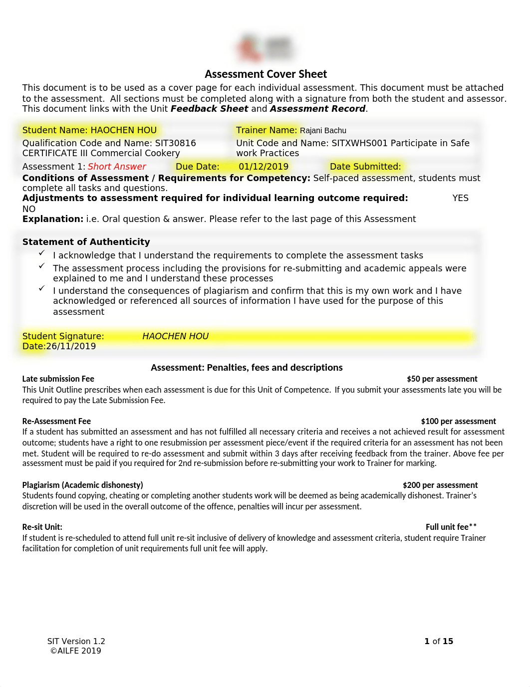 SITXWHS001 Assessment 1 -Short answers_V2-HAOCHEN HOU.docx_dh42jbk4l73_page1