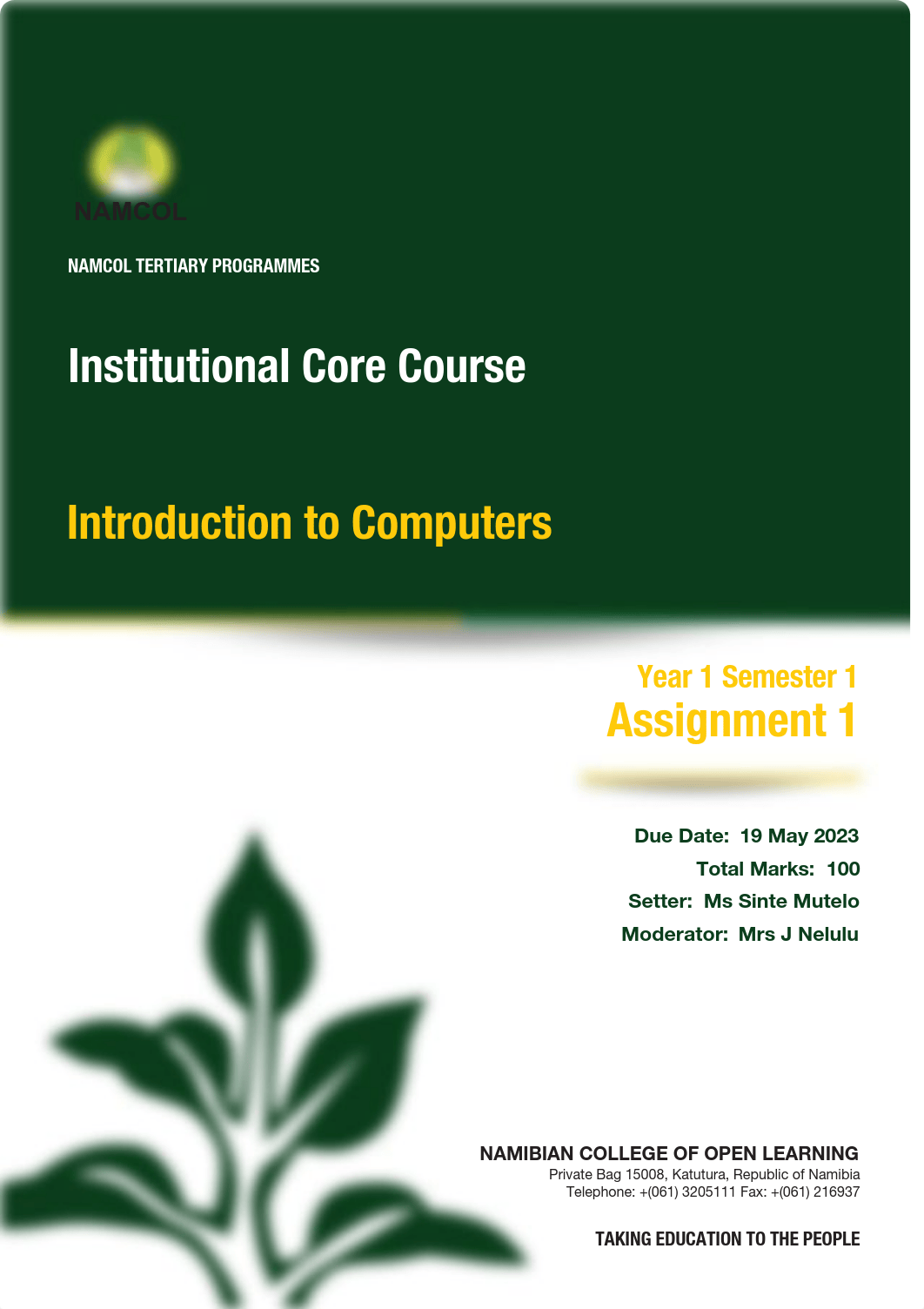 ICC_23 Intro to Computers Ass 1.pdf_dh43fd7kyk3_page1